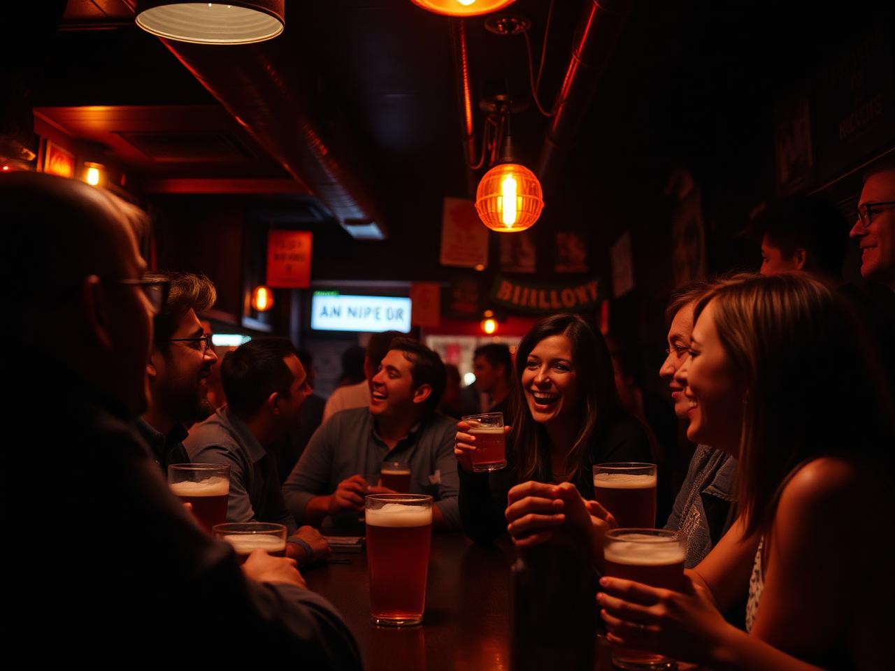 Clientes no bar